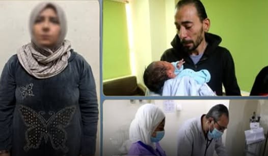 كشف ملابسات واقعة اختطاف طفلة حديثة الولادة من داخل مستشفى الحسين