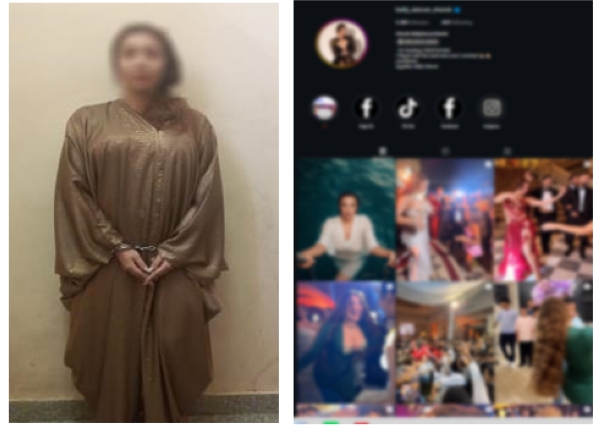أمن الجيزة يلقي القبض على راقصة نشرت فيديوهات رقص بملابس تثير الغرائز